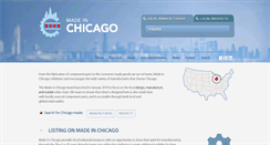Desktop Screenshot of madeinchicago.org