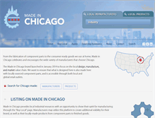 Tablet Screenshot of madeinchicago.org